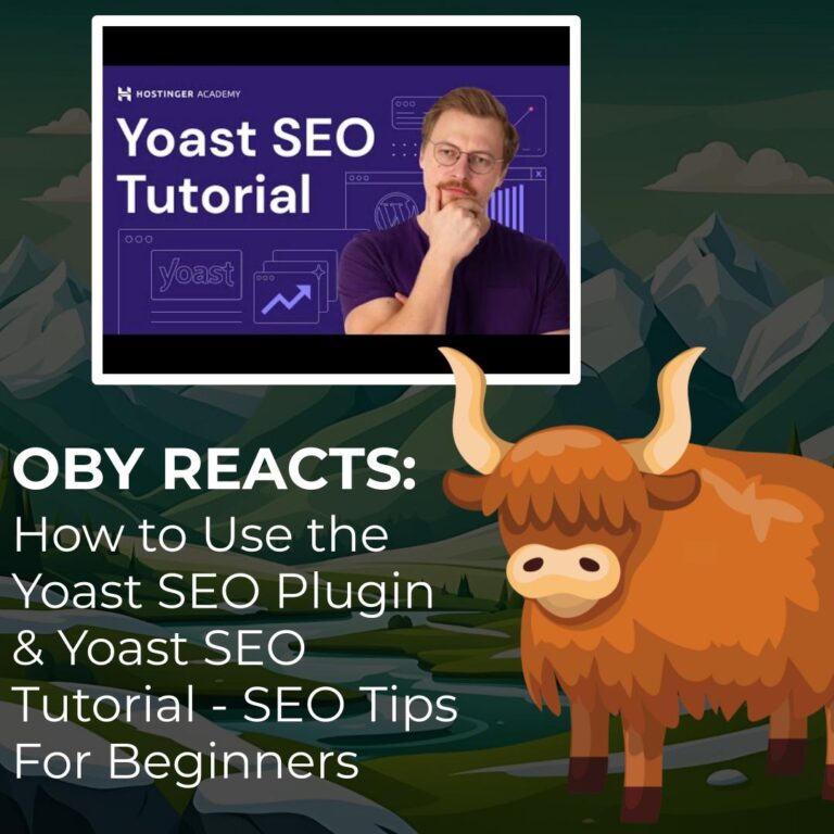 Oby Reacts How to Use the Yoast SEO Plugin & Yoast SEO Tutorial - SEO Tips For Beginners