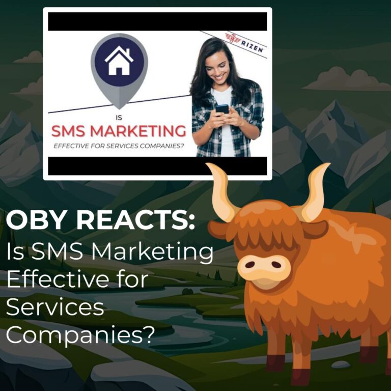 Oby Reacts Is SMS Marketing Effective for Services Companies