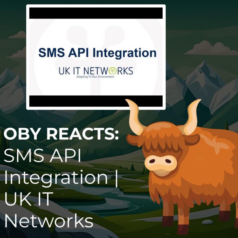 Oby Reacts SMS API Integration UK IT Networks