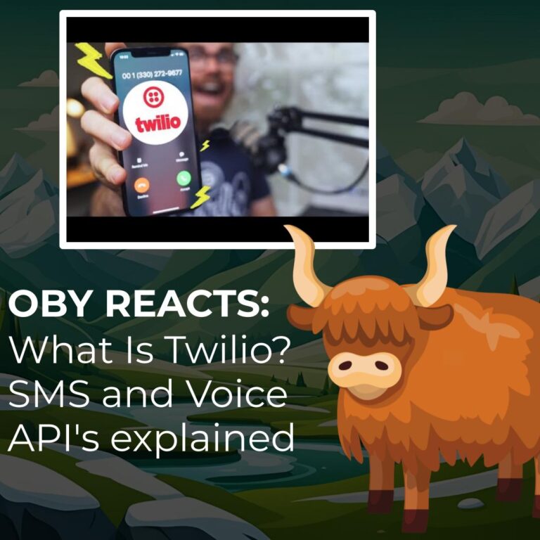 Oby Reacts What Is Twilio SMS and Voice API's explained