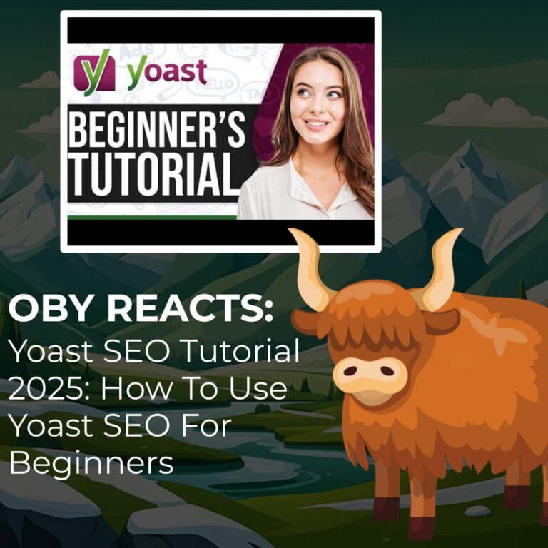 Oby Reacts Yoast SEO Tutorial 2025 How To Use Yoast SEO For Beginners